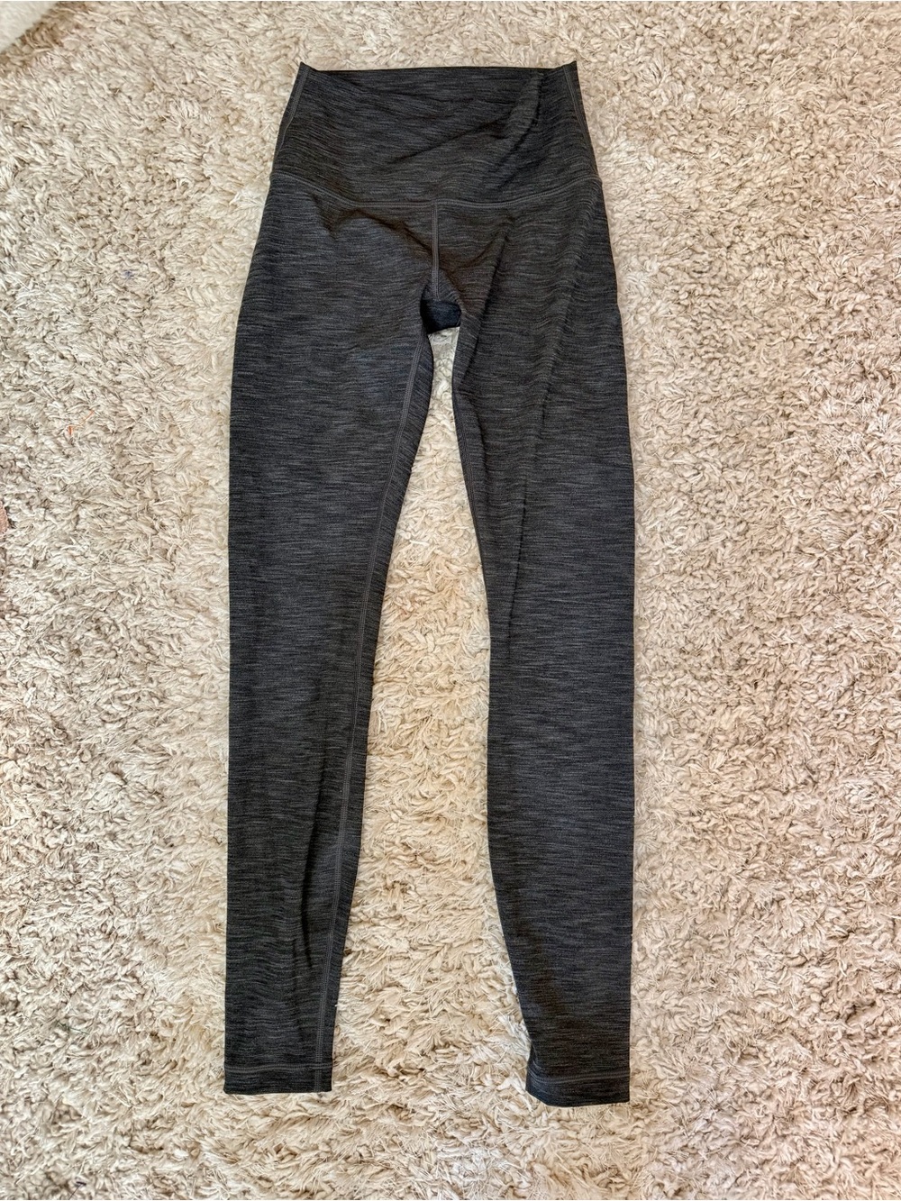 Lululemon Wunder Under High-Rise Leggings Heathered Gray Size 4